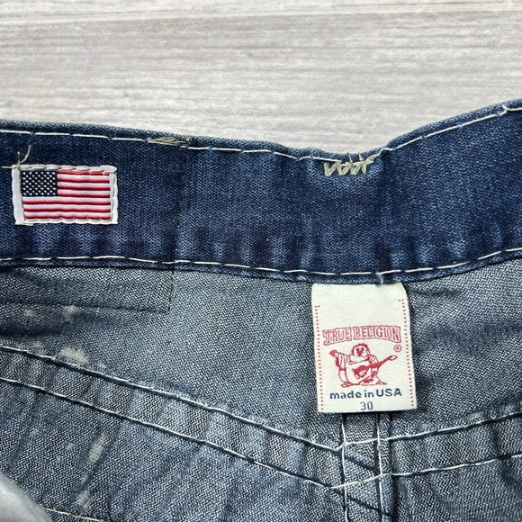$345 True Religion Billy Big T Jeans 30 Urban Cow Made IN USA NWT Y2K Denim NEW - Picture 3 of 10